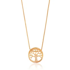 Online Omar Joyas Rommy Cadena con colgante Árbol de la Vida