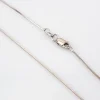 Cadena Cuadrada De Plata De Ley En 40 Cm.