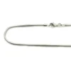 Cadena De Plata Cola De Raton 70 Cm Y 1.8 Mm Grosor