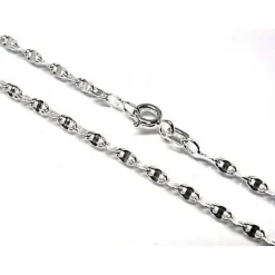 Cadena Lumina De Plata De Ley 45 Cm.