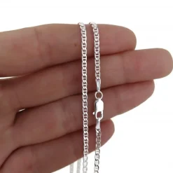 Cadena Marina En Plata De Ley 45 Cm. 2,5 Mm.