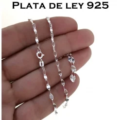 Cadena Plata De Ley Lumina 60 Cm.
