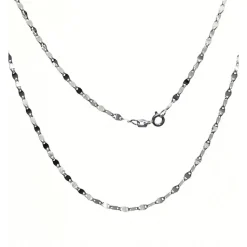 Cadena Plata De Ley Lumina 60 Cm.