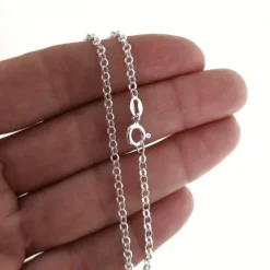Cadena Rolo De Plata De Ley 60 Cm. 035