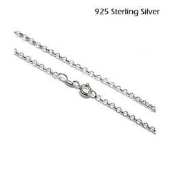 Cadena Rolo De Plata De Ley 60 Cm. 035