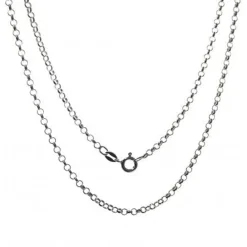 Cadena Rolo De Plata De Ley 40 Cm. 2 Mm.