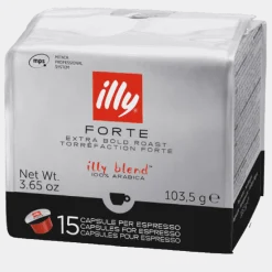 Hot Illy Café MPS Forte 15 Cápsulas