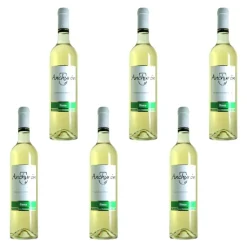 Caja de 6 botellas de vino blanco de 75 cl