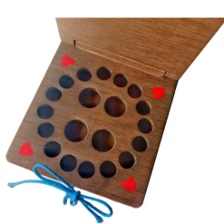 Caja de madera para dientes de leche
