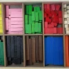 Online Faibo Caja de regletas de madera de distinto tamaño (300 piezas)