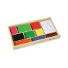 Clearance Andreu Toys Caja de regletas de madera de 308 piezas (Fraction Bars)