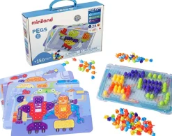 Online Miniland Caja Pegs 150 piezas 15 mm