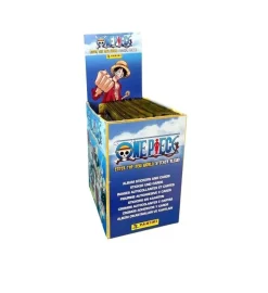 Discount PANINI Caja 50 sobres One Piece 2023 El Nuevo Mundo 4 cromos y 1 carta por sobre