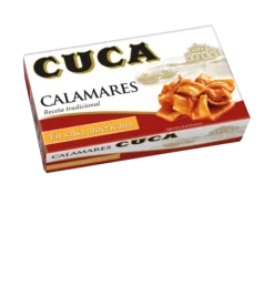 Outlet Cuca Calamares en Salsa Americana 120 g - Conserva Gourmet Española