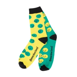 Calcetines solidarios de Unoentrecienmil | Amarillo y verde