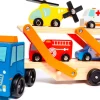 Outlet Moltó Camión transporte de vehículos de emergencia de madera
