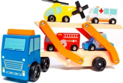 Outlet Moltó Camión transporte de vehículos de emergencia de madera
