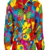 Camisa de Hombre The 70s Estilo Hippie - Flower Power