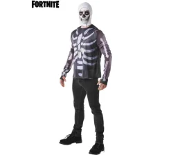 Camiseta Disfraz con Capucha Skull Trooper Fortnite para hombre