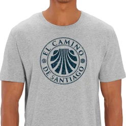 Camiseta Sello Camino gris