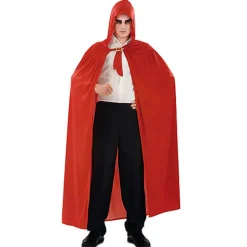 Capa con capucha punto roja