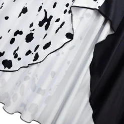 New Kebedo Moda Capa Cruella de Vil para Disfraz