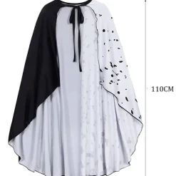 New Kebedo Moda Capa Cruella de Vil para Disfraz