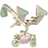 New Decuevas Toys Carrito Gemelar para Muñecas Botanic Plegable Multiposición 91 cm. - Decuevas
