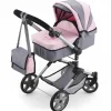 Carro de Muñecas Combi Neo Pro color gris Rosa / gris - Reig