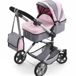 Carro de Muñecas Combi Neo Pro color gris Rosa / gris - Reig