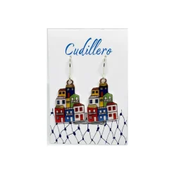 Casas de colores de Cudillero Pendientes