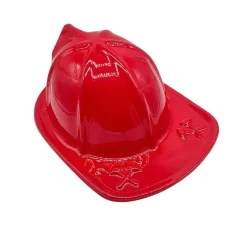 Clearance Disfraces Lucero Casco de Bombero de Plástico Rojo Infantil