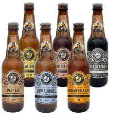 Outlet Botularium Cerveza Artesana Variada: 2 unidades de 6 cervezas distintas L 12 botellas 33cl