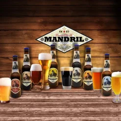 Cerveza Artesana Mandril Black Stout - 12x0,33cl