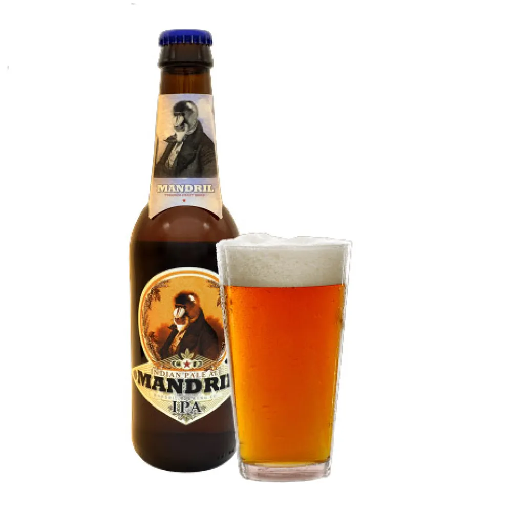 Sale Mandril Cerveza Artesana India Pale Ale (IPA) 12 botellas de 33cl