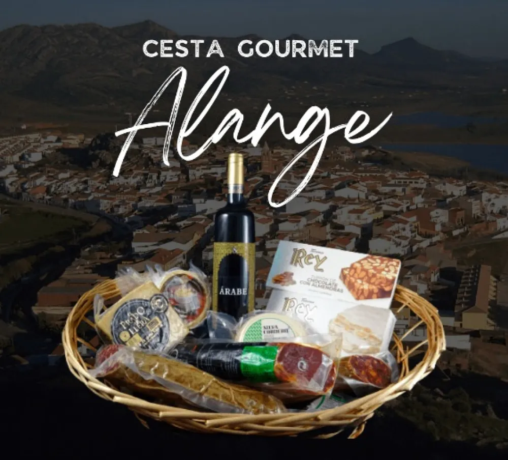 Hot Corazón Extremeño Cesta Gourmet Alange