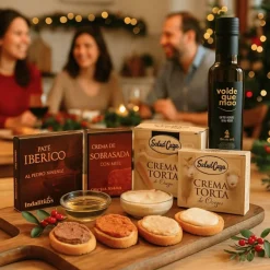 New Woodbases Cesta Navidad Gourmet Mini Aceite