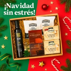 New Woodbases Cesta Navidad Gourmet Mini Aceite