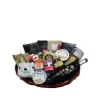 Cesta Regalo Gourmet Montehermoso + 10 paquetes de jamón Bellota 50%