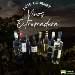 Cesta Regalo Navidad Lote Degustación Vinos Extremadura
