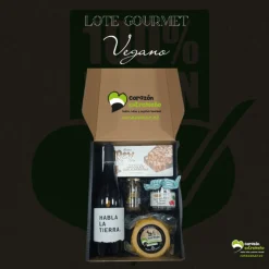 Corazón Extremeño Cesta Regalo Navidad Lote Gourmet Vegano