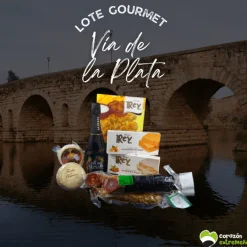 New Corazón Extremeño Cesta Regalo Navidad Lote Gourmet Vía de la Plata