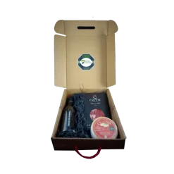 Corazón Extremeño Cesta Regalo Navidad Lote Productos Extremeños Nº3