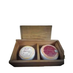 Clearance Corazón Extremeño Cesta Regalo Navidad Lote Tortas de Cabra y de Oveja