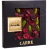 chocoMe - Chocolate negro V90% con pistacho de Bronte y cereza liofilizada 50 g