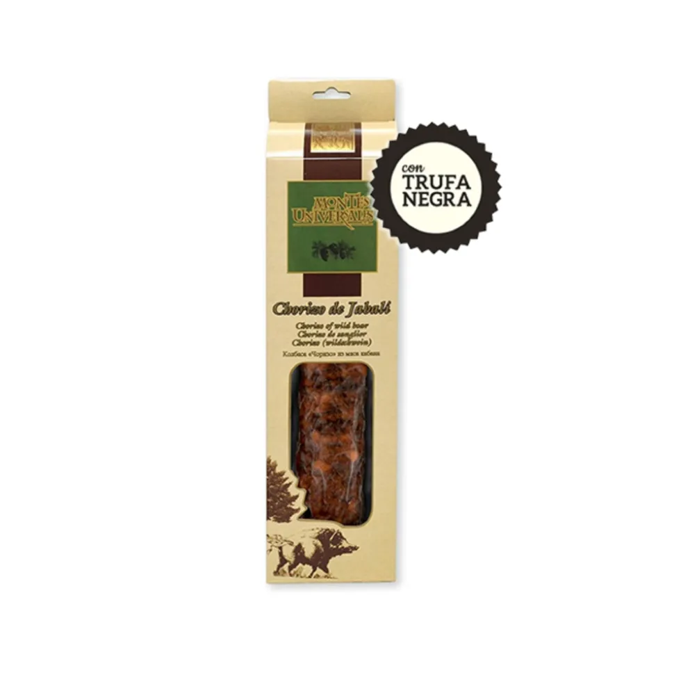 Chorizo cular de jabalí con trufa negra estuchado 300 g