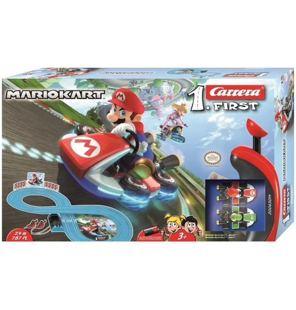 Outlet Super Mario Circuito Coches de Carrera Mario Kart y Yoshi Nintendo - Carrera First