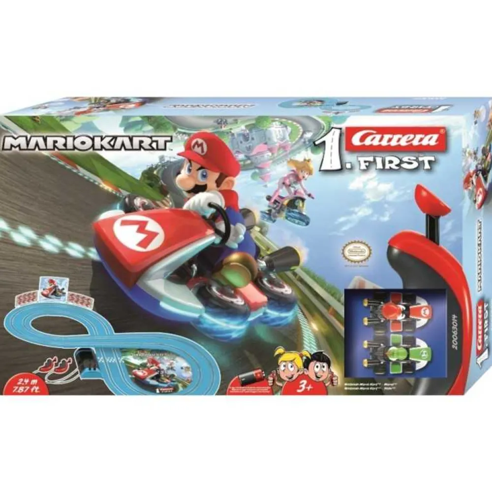 Outlet Super Mario Circuito Coches de Carrera Mario Kart y Yoshi Nintendo - Carrera First