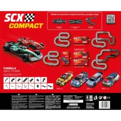 Circuito de Coches Scalextric Formula Race to Win Compact