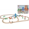 Circuito de Tren Madera Infantil con Puente